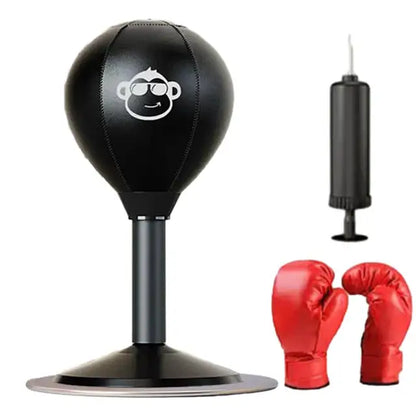 Punching Bag Desktop Punching Bag Stress Buster with Suction Cup Desk Table Boxing Punch Ball Suction Cup Reduce Tension Toys