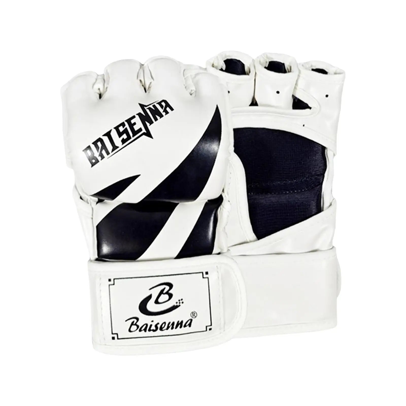 Mma Gloves Half Finger Sandbag Half Mitts Breathable Kick Boxing Gloves Youth Adults Men Women Grappling Fitness