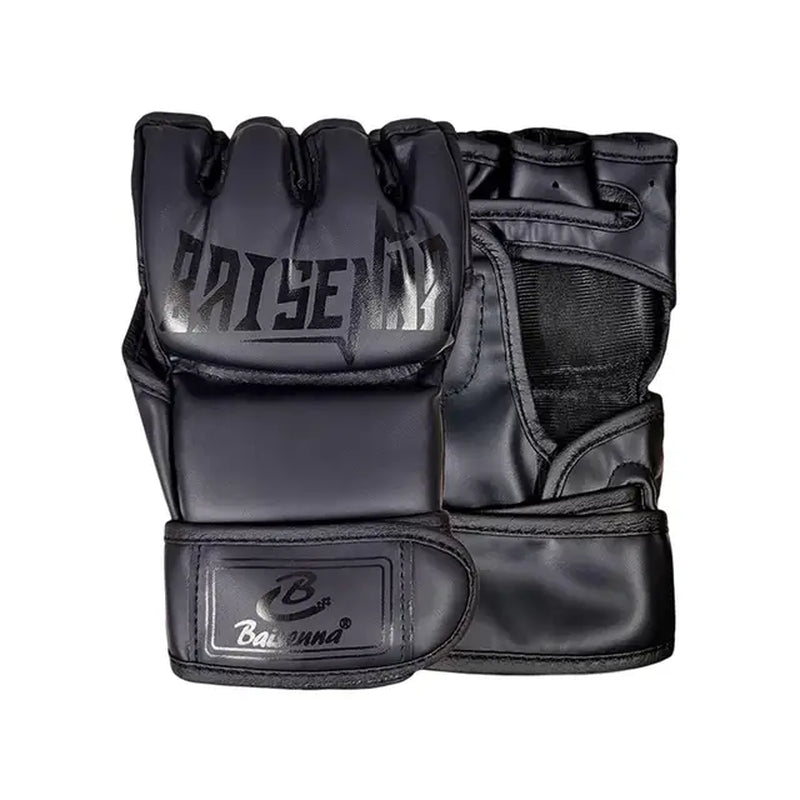 Mma Gloves Half Finger Sandbag Half Mitts Breathable Kick Boxing Gloves Youth Adults Men Women Grappling Fitness